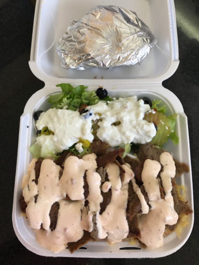 Beef Gyro Plate.
