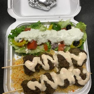 Kofta Kebab Plate